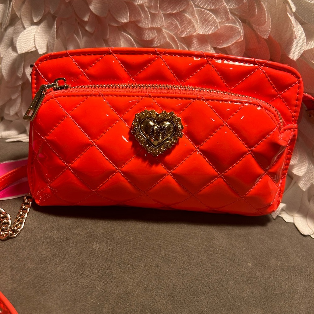 Betsey Johnson adorable neon orange bag! Brand new with tags!